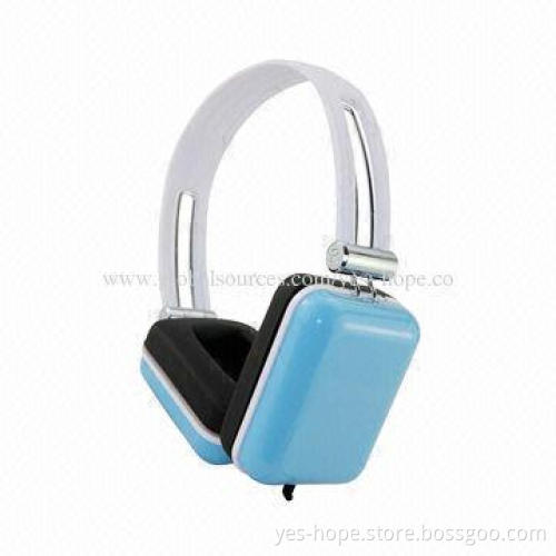 Media Player Stereo Headphones, Made in China, 20-20,000Hz Frequency Response Range, 50mW